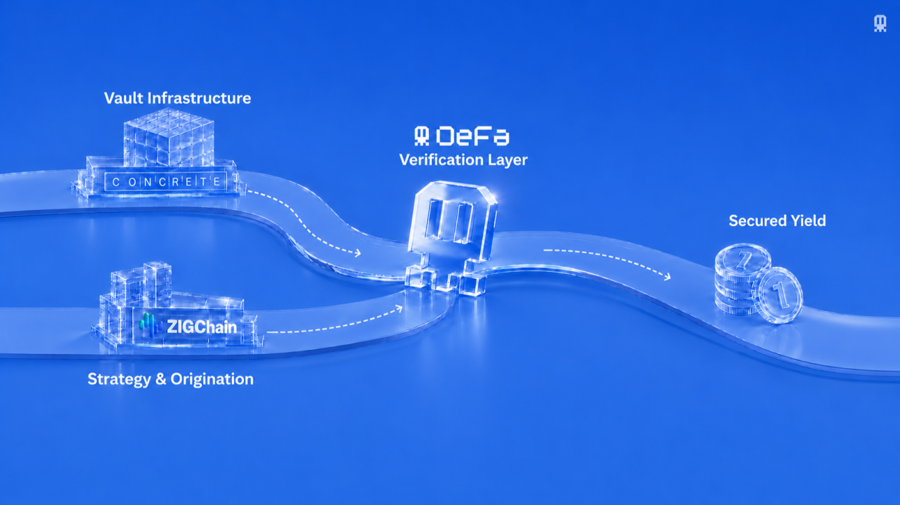 DeFa the Verification layer of the USD1 vault curated by Concrete