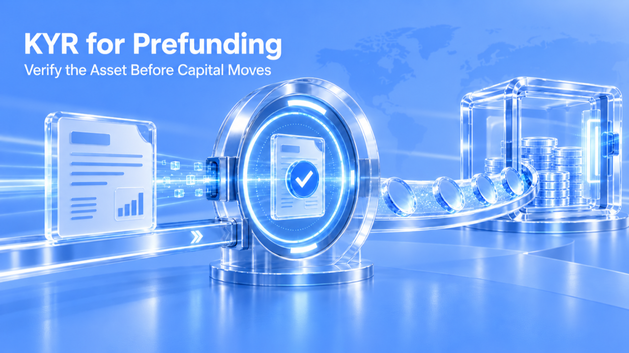 KYR for Pre-funding: Verifying the Asset Before Capital Moves